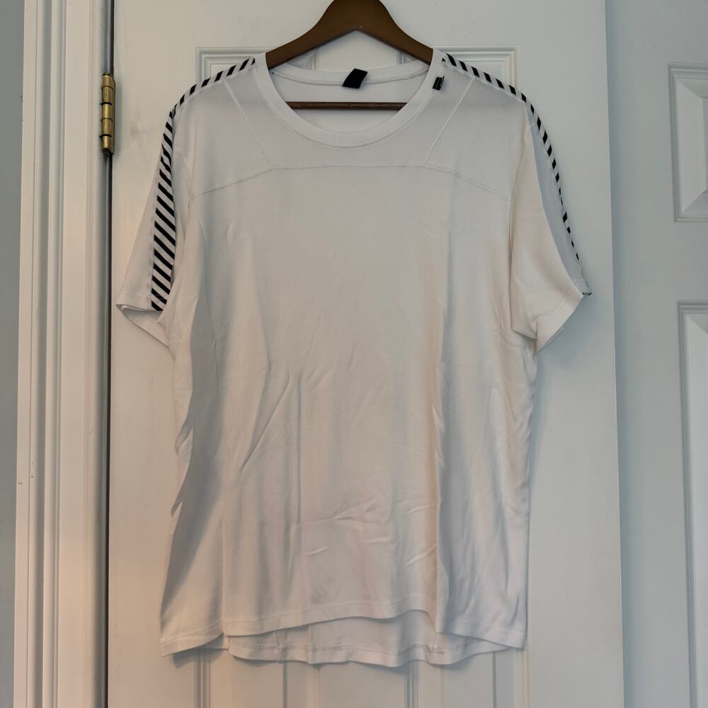 Helly Hansen White Lifa Short Sleeve Base Layer Men's 2XL Sailing